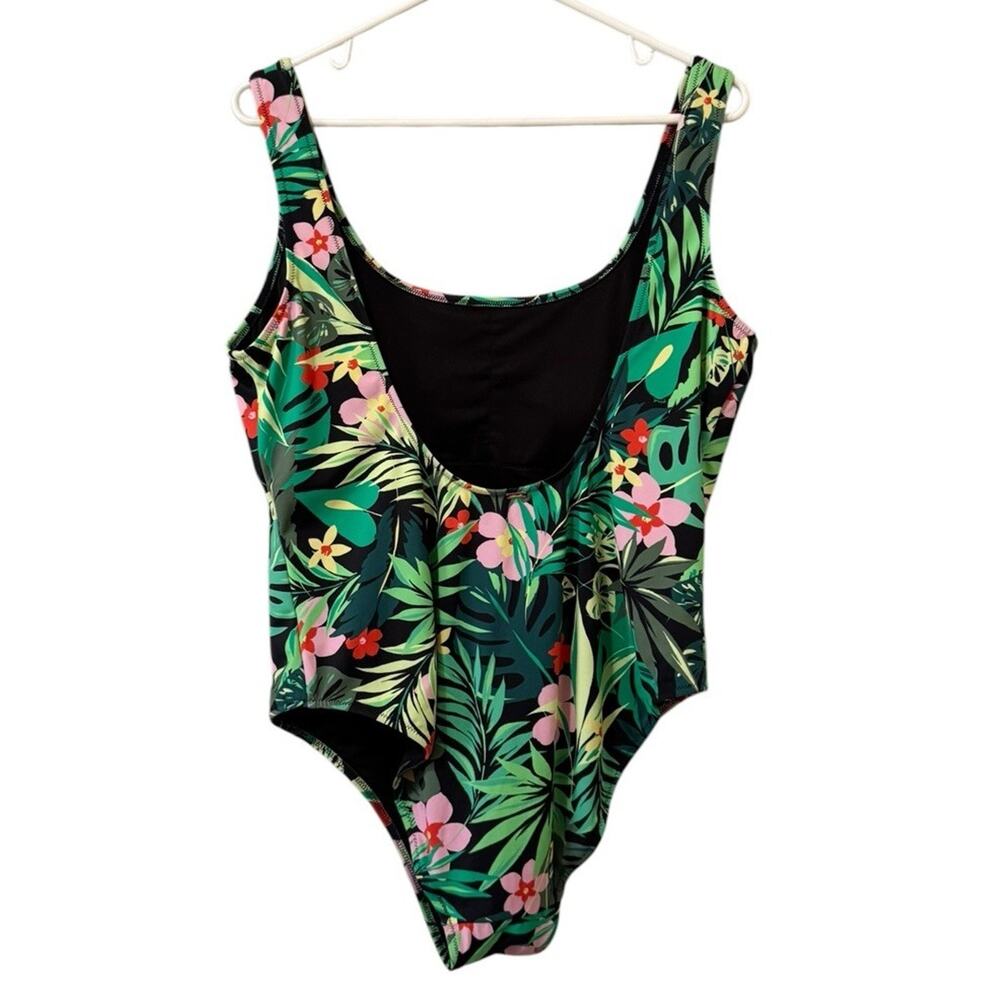 Victoria Secret Pink Women Size XXL Hawaiian Tropical Floral One Piece Swimsuit - Picture 2 of 12